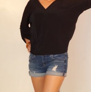 Express jean shorts